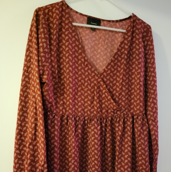 Lumiere LS Marron Blouse - Picture 1 of 4